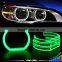 2016 new crystal halo rings for bmw rgb led angel eyes colors