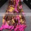 Charm Rose Color Printing Tassel Style Sun-proof Beach Pashmina Scarf                        
                                                Quality Choice