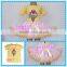 new fashion baby girl outfit,birthday elsa tutu set flower pattern girl 2pcs outfits