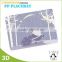 China manufacturer 3D lenticular table mat, plastic christmas placemat