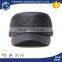 High quality custom blank leather military cap
