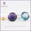 Wholesale amethyst round shape synthetic gems hydrothermal quartz