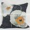 PLUS Custom flower series fabric cushion cover for office chair decorative