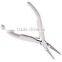 Long Pointed Nose Pliers Spring,White Molded Handle SM-3102