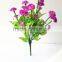 Yiwu wholesle 22 heads colourful artificial bouquet for decoration
