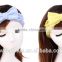 american popular candy color elastic terry cloth hair turban cute bowknot headband towel for girl