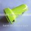 usb dual car charger portable usb charger led 5V 2.1A