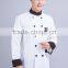 2015 Double -breasted White Kitchen Cooking Clothes