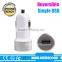 5V1A CE ROHS FCC Aluminum Head Reversible Single USB In Car Phone Charger