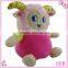 25cm high quality stuffed animals cute and cheap soft plush pink lamb children's toy