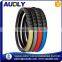 Genuine Leather Steering Wheel Cover, Universal Fits 14.5" - 15.5" On Most Car, SUV, Van & Trucks