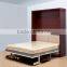 Modern Vertical Tilting Folding Wall Bed With table and Shelf