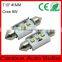 T10 Led Crees or Sumsun Festoon CANBUS 31mm 36mm 39mm 41mm License With Aluminium Car Autobulb