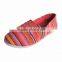 Mixed color canvas casual shoes for sale