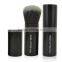 Black nylon hair makeup retractable bristle hair brushes