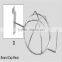Hot Sell Retail Store Metal Ball Rack football basketball stand hooks with price tag