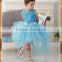 Frozen cotton dress girl Princess Aisha Tutu ELSA Essar short sleeved dress children dovetail