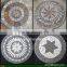 slate stone medallion type mosaic tile
