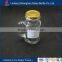hot sale 8oz ball glass mason jar with metal lid