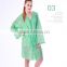 summer fashion lady lace breathable transparent raincoat with hood