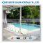 8mm 10mm 12mm swimming pool fencing toughened safety glass with ANSIZ97.1 AS/NZS 2208 certificated