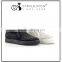 Foot wrapping women's canvas shoes personalized hand-painted shoes girl bear flat grey low graffiti shoes loafer