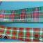 Christmas Present plaid ribbons for greeting card or invitation
