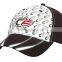 novelty embroidery led fiber optic flashing golf cap with embroidered logo