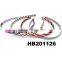 girls plain satin covered plastic alice band wholesale