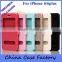 High Quality Flip PU Wallet Leather Case With Double Window For iPhone 5 5s