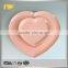 dinnerware ceramic heart shaped plate, pink ceramic dinner plate, bulk dinner plates