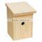 customized wood material and holiday decoration&gift use wooden carved bird house
