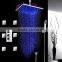 conceal led rain shower set 16 inches led bathroom shower set with 2 inches massage shower jets