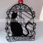 Custom black acrylic laser engraved cat bookmark for kids