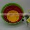 New design plastic reusable salad bowls in set