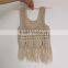factory supply hand crochet tank top for baby