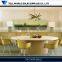 Modern high end artificial stone top high glossy 10 seater long dining table