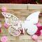 B17 New Butterfly place card Laser Cut wedding bar pub party for wine glass table decoration