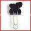 Butterfly shaped soft pvc paper clip