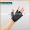 Black Leather Fingerless Gloves, Leather Hand Gloves