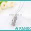 Top Quality Fashionable Double Pearl Peanut Necklace Pendant 925 Sterling Silver