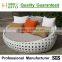 rattan wicker outdoor daybed canopy