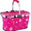 Double Layers 600d Polyester Handle folding storage baskets