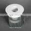 Zhongshan factory supply 10W white adjustable COB led downlight
