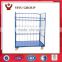 Fodable warehouse cart powder coated logistics trolley made in china
