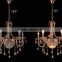 Vintage Crystal Lamp, Luxury Delicate 6 Lights Crystal Chandelier with Diamond Drops