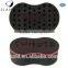 magic twist hair brush sponge,popular wave double barber hair sponge,twist hair songe