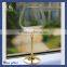 Glassware Manufacturer Handmade cheap wine glass goblet with multi-turn drill wendding shopping