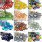 Wholesale New Style Colored Flat Glass Marbles Beads