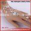 Silver Thin Chain Bracelet Women Jewelry Wrist Bracelet Chain Attached Ring Rhinestone Jewelry